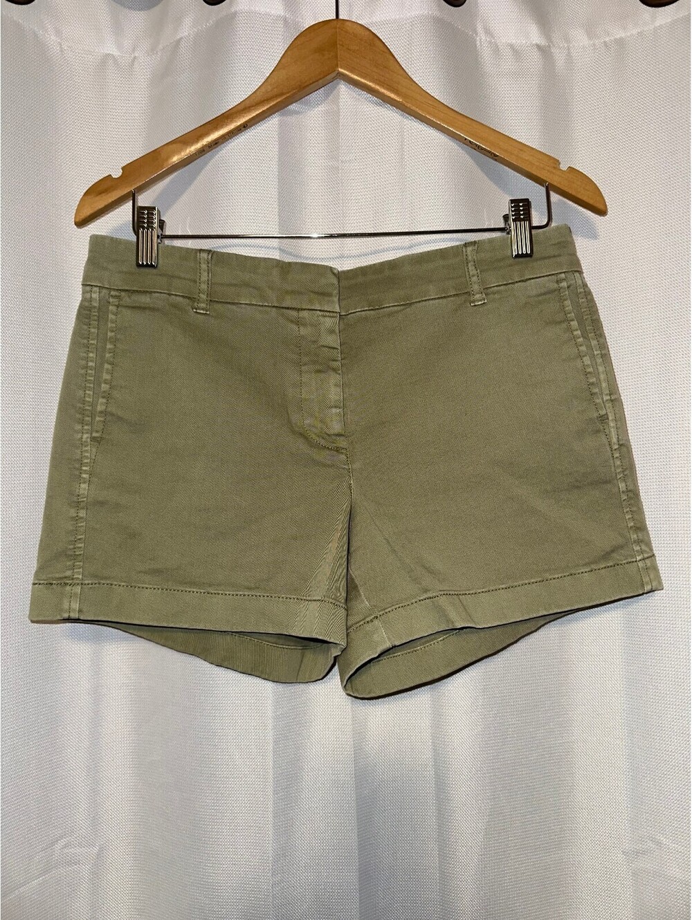 J.Crew Khaki Cotton Blend Women's Shorts Size 6 Casual Boho